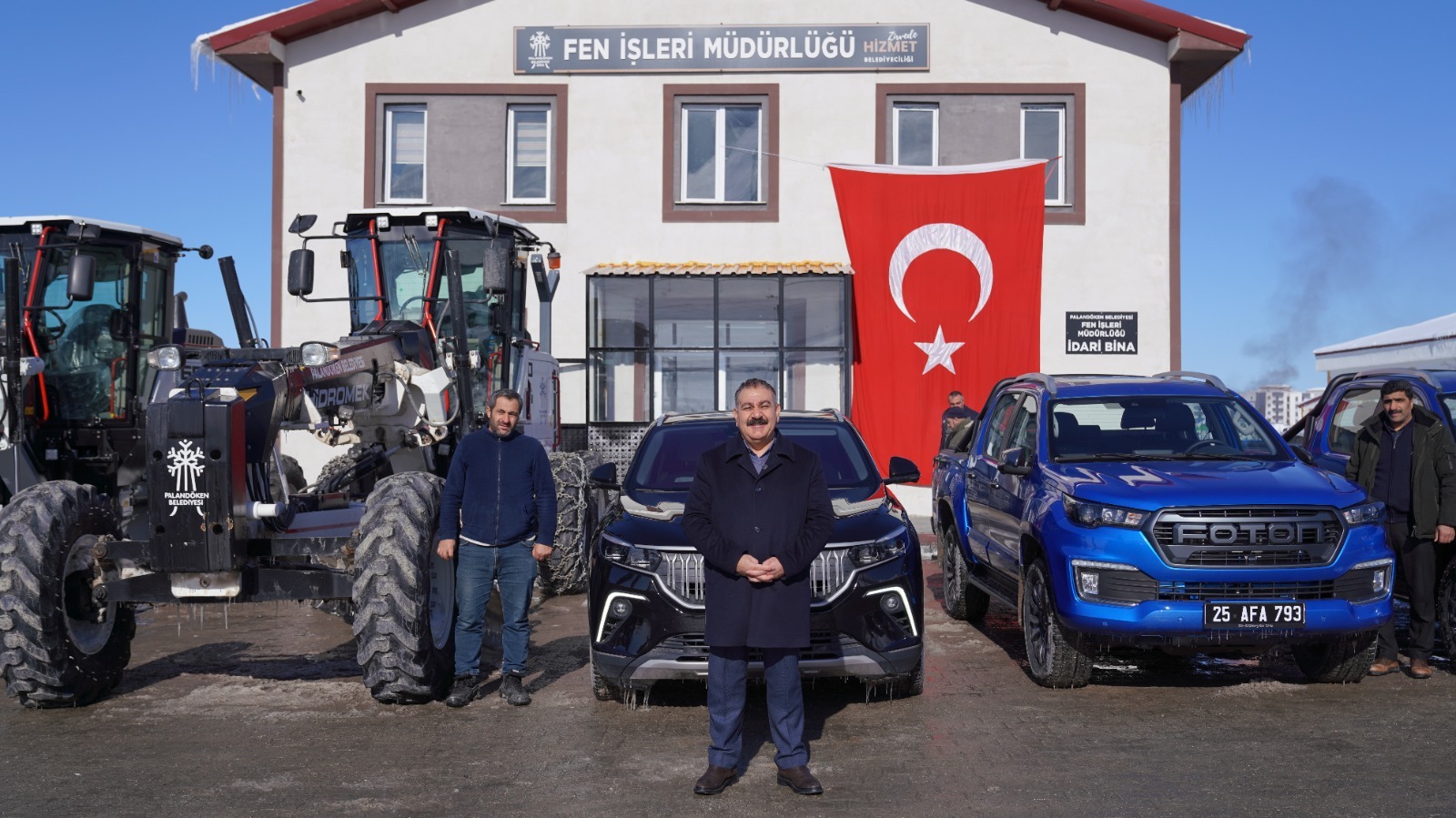 Palandöken Belediyesi Hizmet Gücünü Katladı: Araç Filosuna 12 Yeni Araç