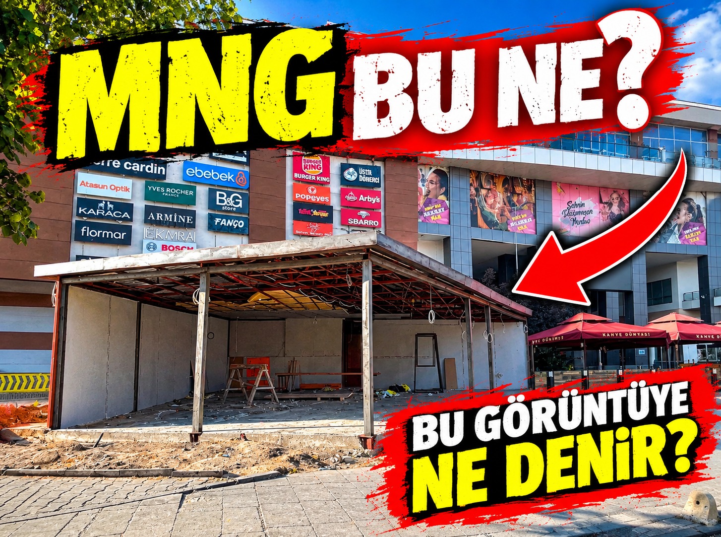 MNG AVM Önündeki Yapı Tepki Çekti: “Kaldırım Yayaların Hakkıdır”